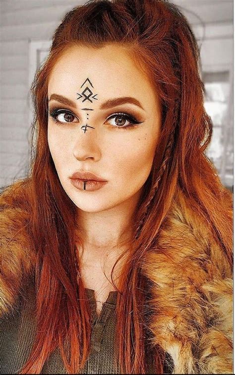 viking makeup female|authentic viking makeup.